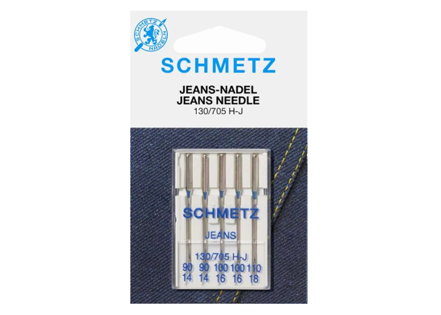 5 Aghi Jeans 90/110 Assortiti