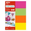 Apli Gomma Crepla Fluo 4 fogli 30cmx21cm