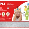 Apli Gomma Crepla Glitter Argento 3 fogli 60cmx40cm