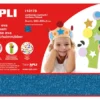 Apli Gomma Crepla Glitter Blu 3 fogli 60cmx40cm