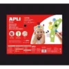 Apli Gomma Crepla Nero 5 fogli 60cmx40cm