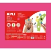 Apli Gomma Crepla Rosa 5 fogli 60cmx40cm
