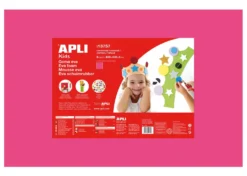 Apli Gomma Crepla Rosa 5 fogli 60cmx40cm