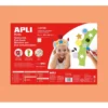 Apli Gomma Crepla Rosa Salmone 5 fogli 60cmx40cm