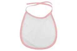 Bavaglino per bambini bianco/rosa