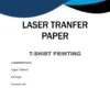 Carta Transfer Stampabile Formato A3 per stampanti Laser – Tessuti Chiari – 10 fogli