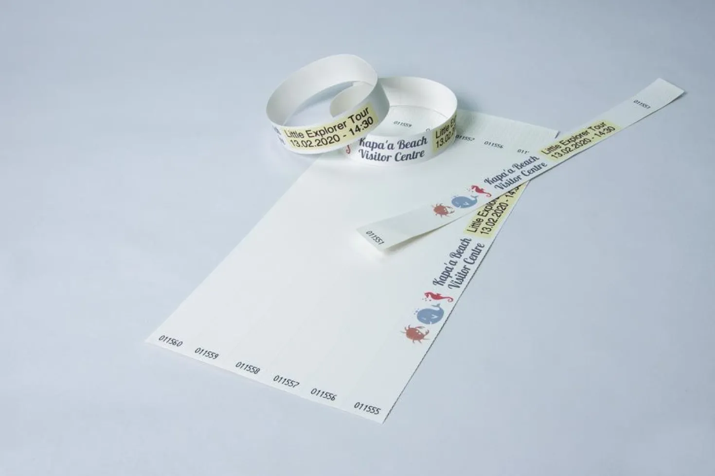 COLOP e-mark Braccialetti Strappabili 10 fogli, 100PCS