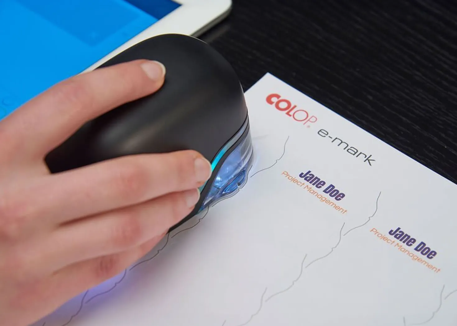 Colop E-Mark PRO Stampante portatile Nera