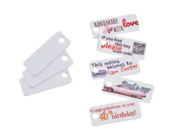 COLOP e-mark Targa adesiva in plastica perforata 45x18mm