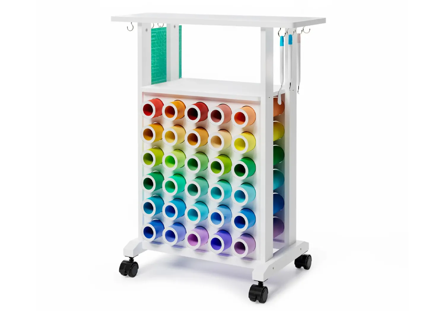 Crafit BeeGrid R30 Mobile Organizzatore Craft con Ruote