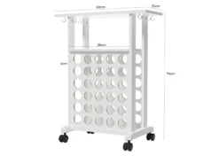 Crafit BeeGrid R30 Mobile Organizzatore Craft con Ruote