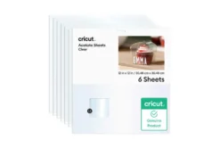 Cricut Acetato Trasparente 30,5cmx30,5 cm 6pz