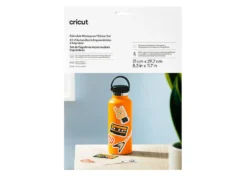 Cricut Adesivi Impermeabili e Stampabili formato A4 Trasparente Olografico 5 fogli