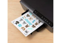 Cricut Adesivi Impermeabili e Stampabili formato A4 Trasparente Olografico 5 fogli