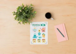 Cricut Adesivi Impermeabili e Stampabili formato A4 Bianco Olografico 5 fogli