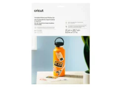 Cricut Adesivi Impermeabili e Stampabili formato A4 Bianco Olografico 5 fogli