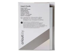Cricut Biglietti Inserto Grigio/Argento Olografico 10,7cmx13,9cm