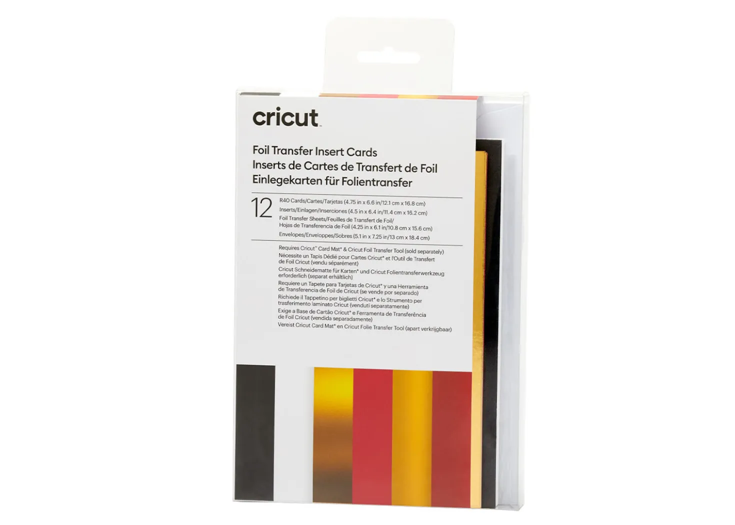 Cricut Biglietti Inserto 12 Pezzi Collezione Royal Flush R40 12,1X16,8CM