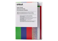 Cricut Biglietti Inserto 30 Pezzi Collezione Rainbow Scales R40 12,1×16,8cm