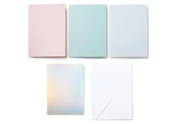 Cricut Biglietti Inserto 18 Pezzi Collezione Pastel R10 8,9×12,4cm