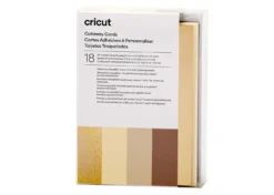 Cricut Biglietti Inserto 18 Pezzi Collezione Colori Neutri R10 8,9×12,4cm