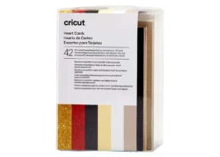 Cricut Biglietti Inserto 42 Pezzi Collezione Glitz and Glam R10 8,9×12,4cm