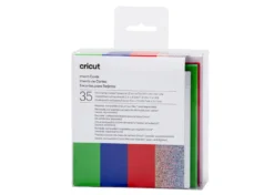 Cricut Biglietti Inserto 35 Pezzi Collezione Rainbow Scales S40 12,1×12,1cm