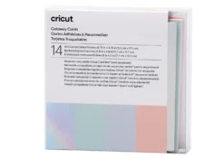 Cricut Biglietti Inserto 14 Pezzi Collezione Pastel S40 12,1×12,1cm