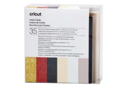 Cricut Biglietti Inserto 35 Pezzi Collezione Glitz and Glam S40 12,1×12,1cm