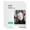Cricut Fogli magnetici stampabili 3pz Bianco 21,6 cm x 27,9 cm