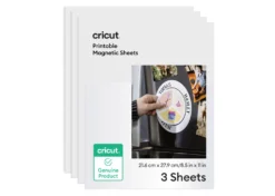 Cricut Fogli magnetici stampabili 3pz Bianco 21,6 cm x 27,9 cm