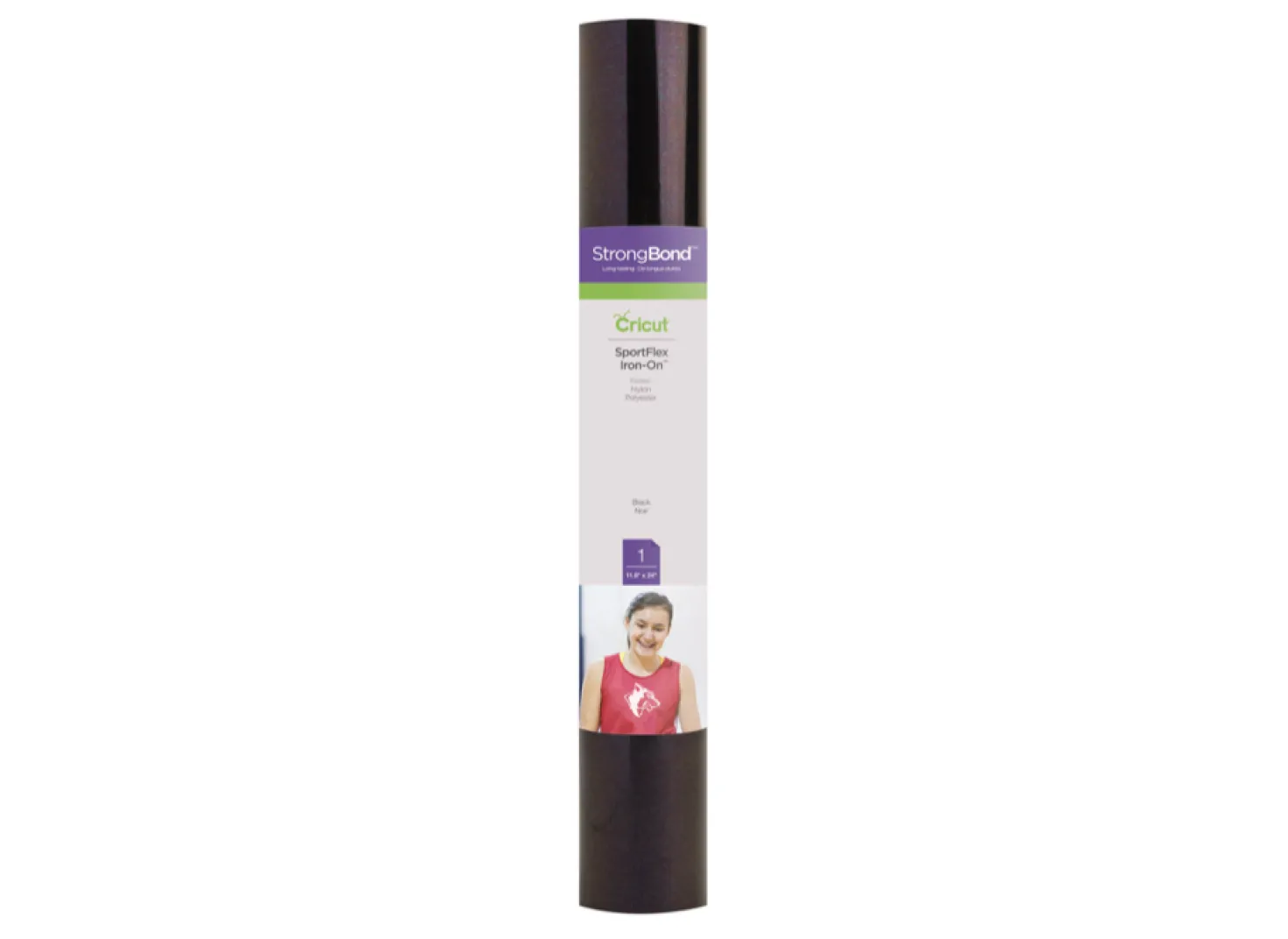 Cricut foglio termoadesivo SportFlex Nero CM 30,5×61