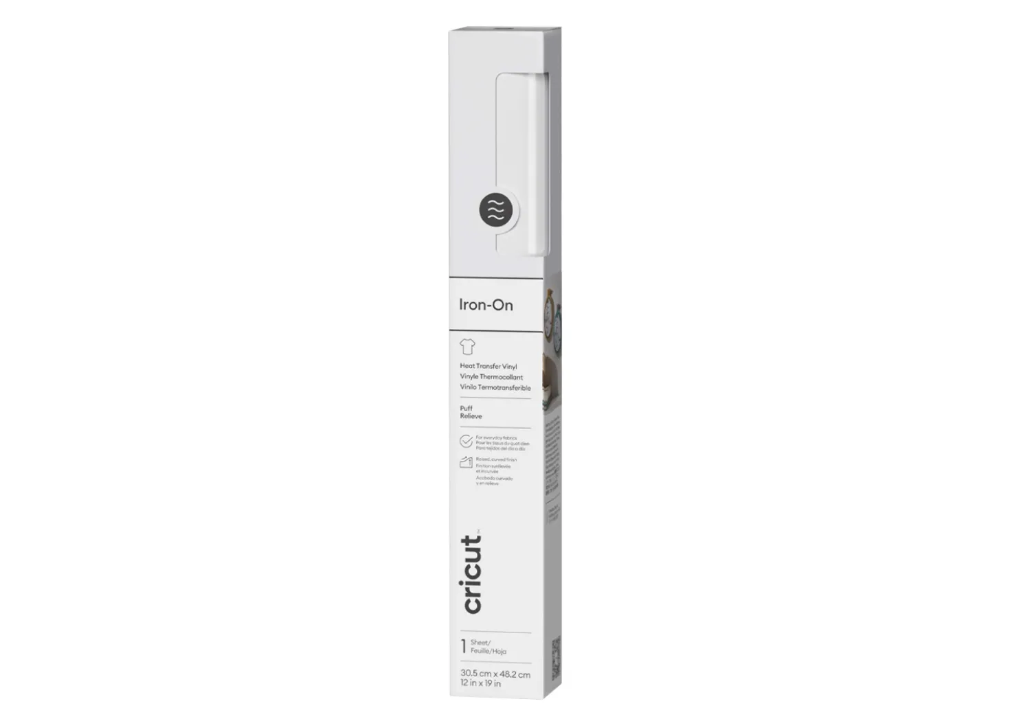 Cricut Iron-on Puff Bianco 30,5 cm x 48,3 cm