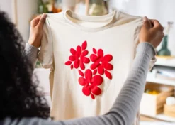Cricut Iron-on Puff Rosso 30,5 cm x 48,3 cm