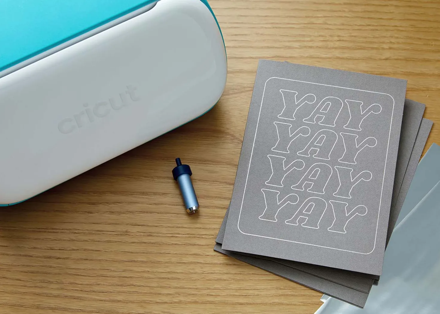 Cricut Joy Biglietti Inserto e lamine Collezione Blue Lagoon 8 Pezzi 11,4cmx15,9cm