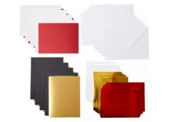 Cricut Joy Biglietti Inserto e lamine Collezione Royal Flush 8 Pezzi 10,8cmx14cm