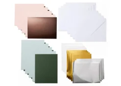 Cricut Joy Biglietti Inserto e lamine Collezione Forest Grove Sampler 8 Pezzi 10,8cmx14cm