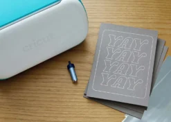 Cricut Joy Biglietti Inserto e Lamine Collezione Blue Lagoon 8 Pezzi 10,8cmx14cm