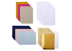 Cricut Joy Biglietti Inserto e Lamine Collezione Sensei 10 Pezzi 11,4cmx15,9cm