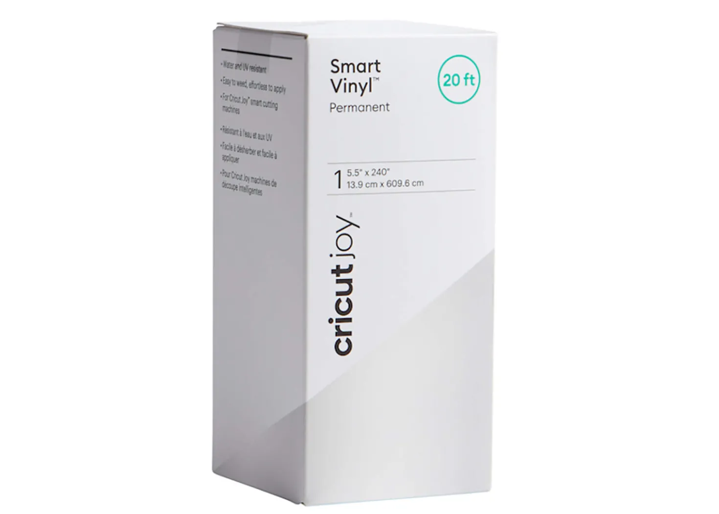 Cricut Joy Vinile Smart Bianco Lucido Permanente 13,9cmx6m
