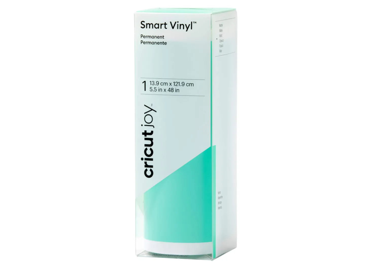 Cricut Joy Vinile Smart Menta Permanente Opaco 13,9cmx1,22m