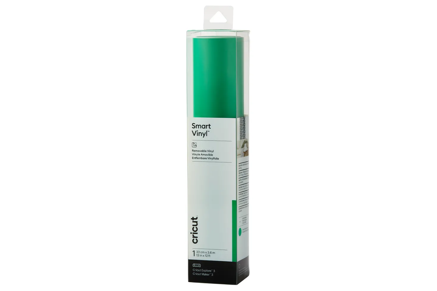 Cricut Smart Vinyl Vinile Removibile Verde 33cmx3,66m
