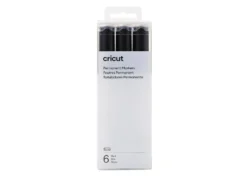 Cricut Venture Pennarelli Indelebili Nero 2,5 mm 6pz