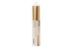 Cricut Vinile Premium Permanente Texture Metallizzata Oro 30,5cmx1,22m
