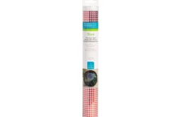 Cricut Vinile Premium Permanente Olografico Cerchi Rossi 30,5cmx1,22m