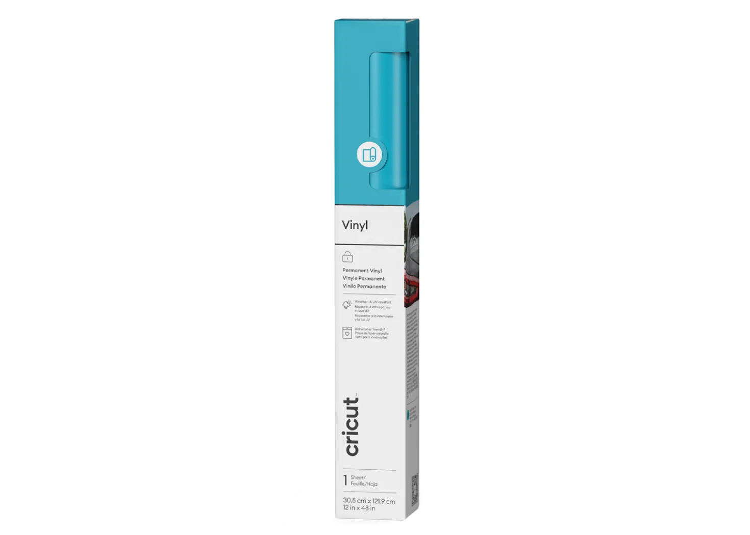 Cricut Vinile Premium Permanente Celeste 30,5cmx121,9cm