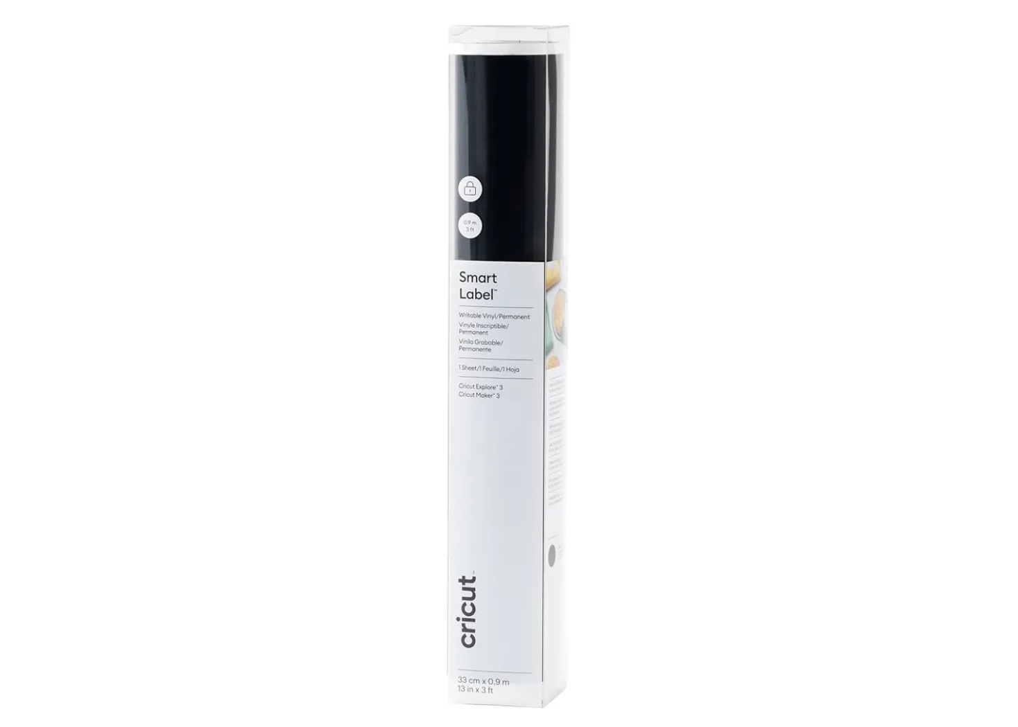 Cricut Vinile Scrivibile Permanente Nero 33cmx90cm
