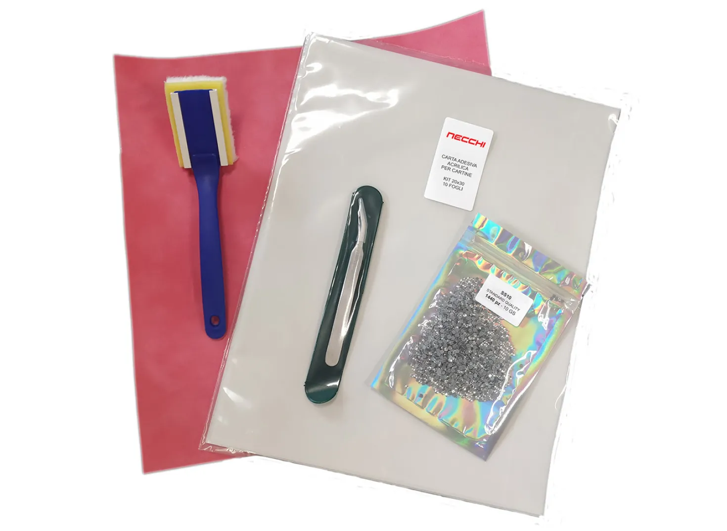 Foglio Speciale Stencil per Strass