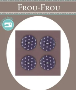 Frou Frou 4 Bottoni Pois
