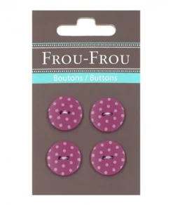 Frou Frou 4 Bottoni Pois